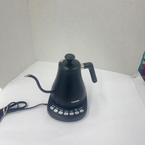 COSORI Electric Gooseneck Kettle Black 5 temperature Control Presets & Hold
